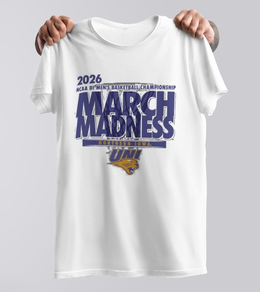 2026 UNI Panthers Northern Iowa NCAA March Madness Men's Basketball Championship T-Shirt