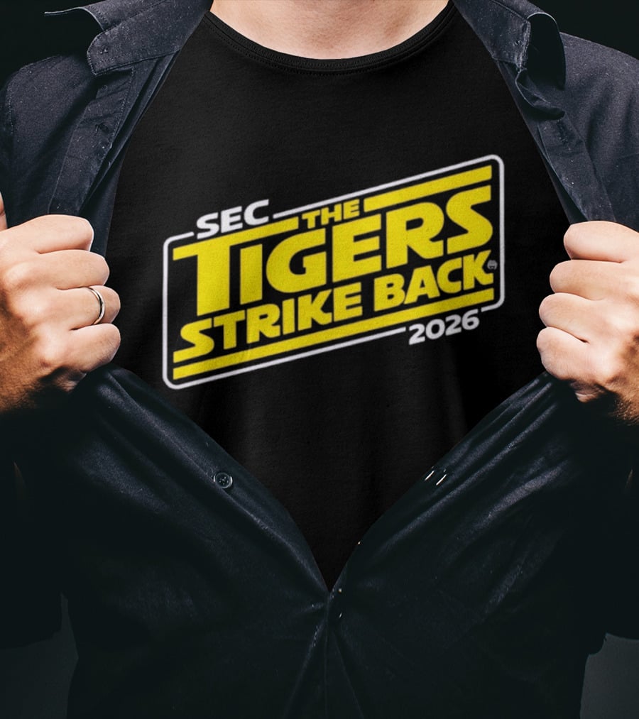 SEC The Tigers Strike Back 2026 LSU T-Shirt