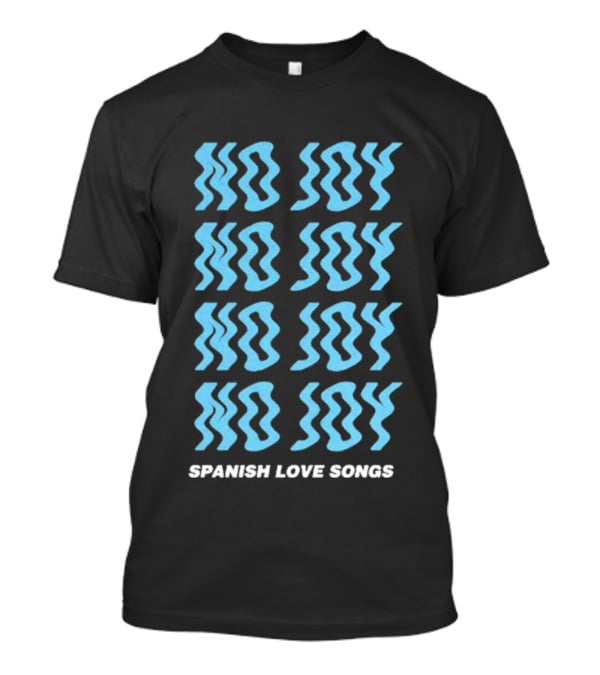 Spanish Love Songs No Joy Repeated Blue T-Shirt