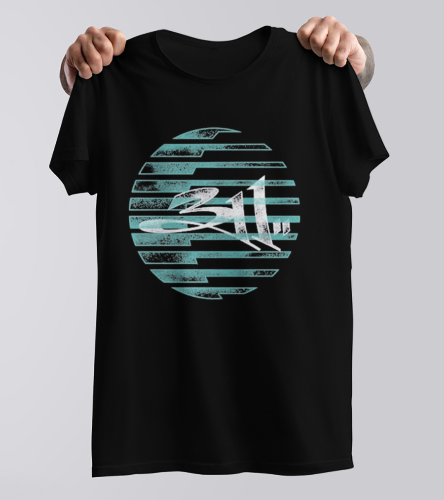 311 Striped Sun Sphere T-Shirt