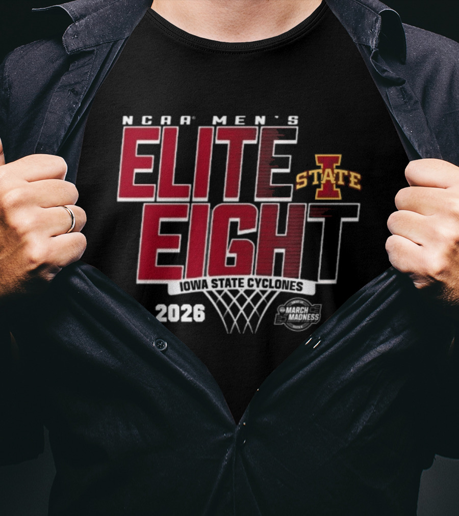 Elite Eight 2026 Iowa State Cyclones NCAA Men's March Madness T-Shirt