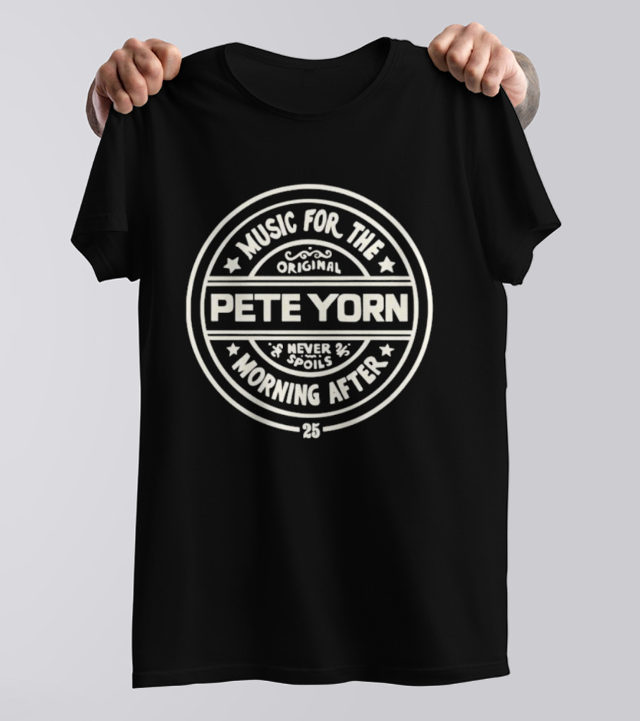 Pete Yorn Music For The Morning After Original 25th Anniversary Stars T-Shirt