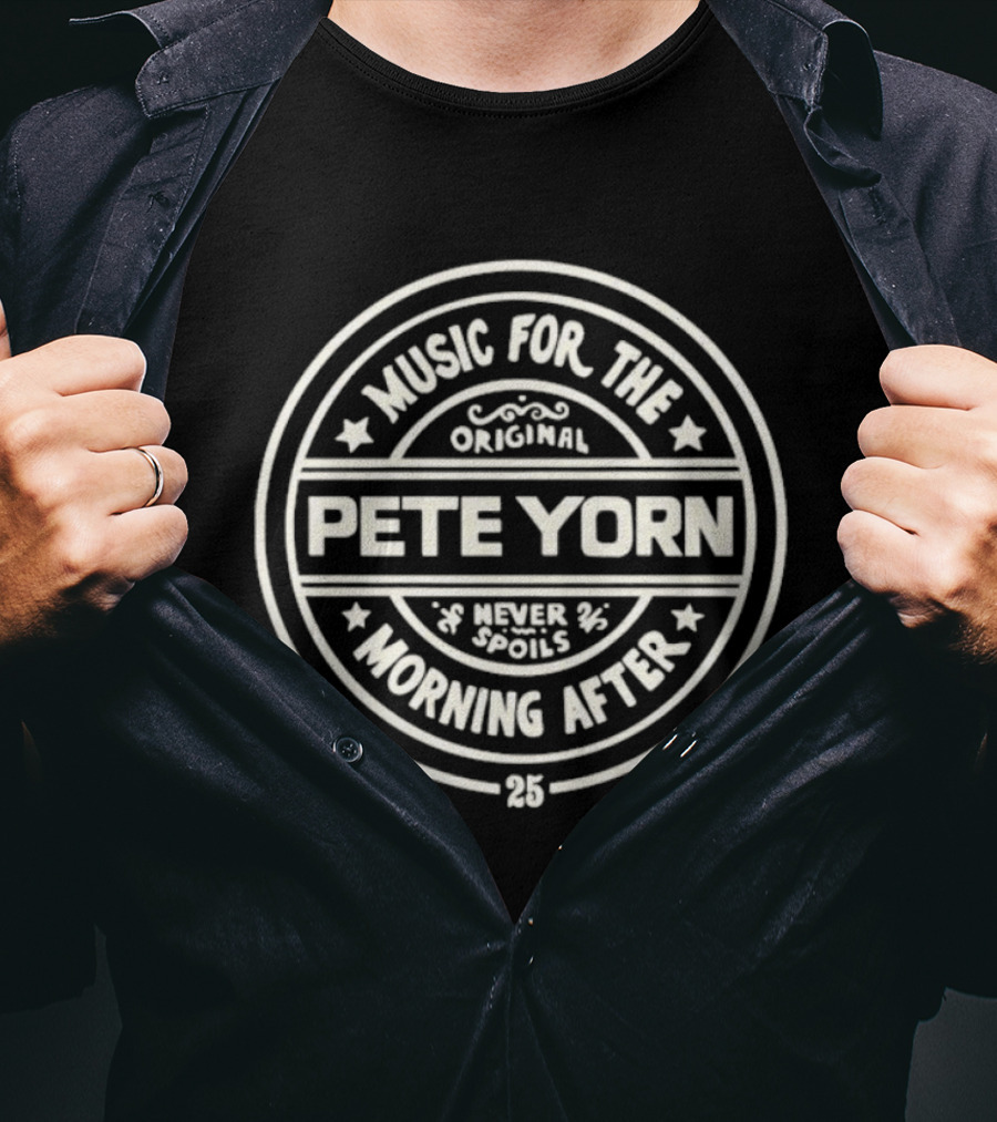Pete Yorn Music For The Morning After Original 25th Anniversary Stars T-Shirt