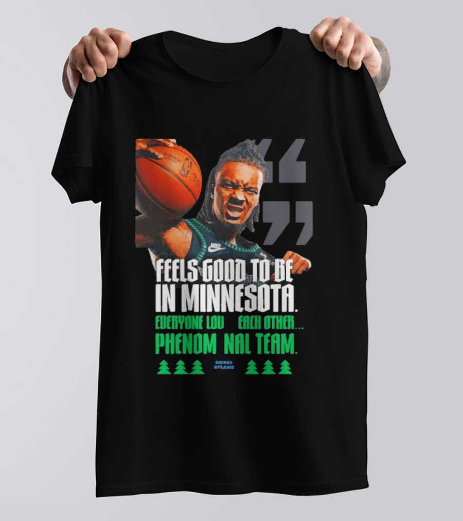 Bones Hyland Nike Basketball Minnesota Timberwolves Phenomenal Team T-Shirt