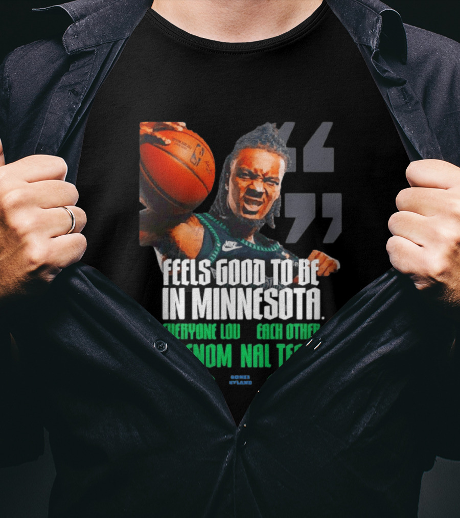 Bones Hyland Nike Basketball Minnesota Timberwolves Phenomenal Team T-Shirt