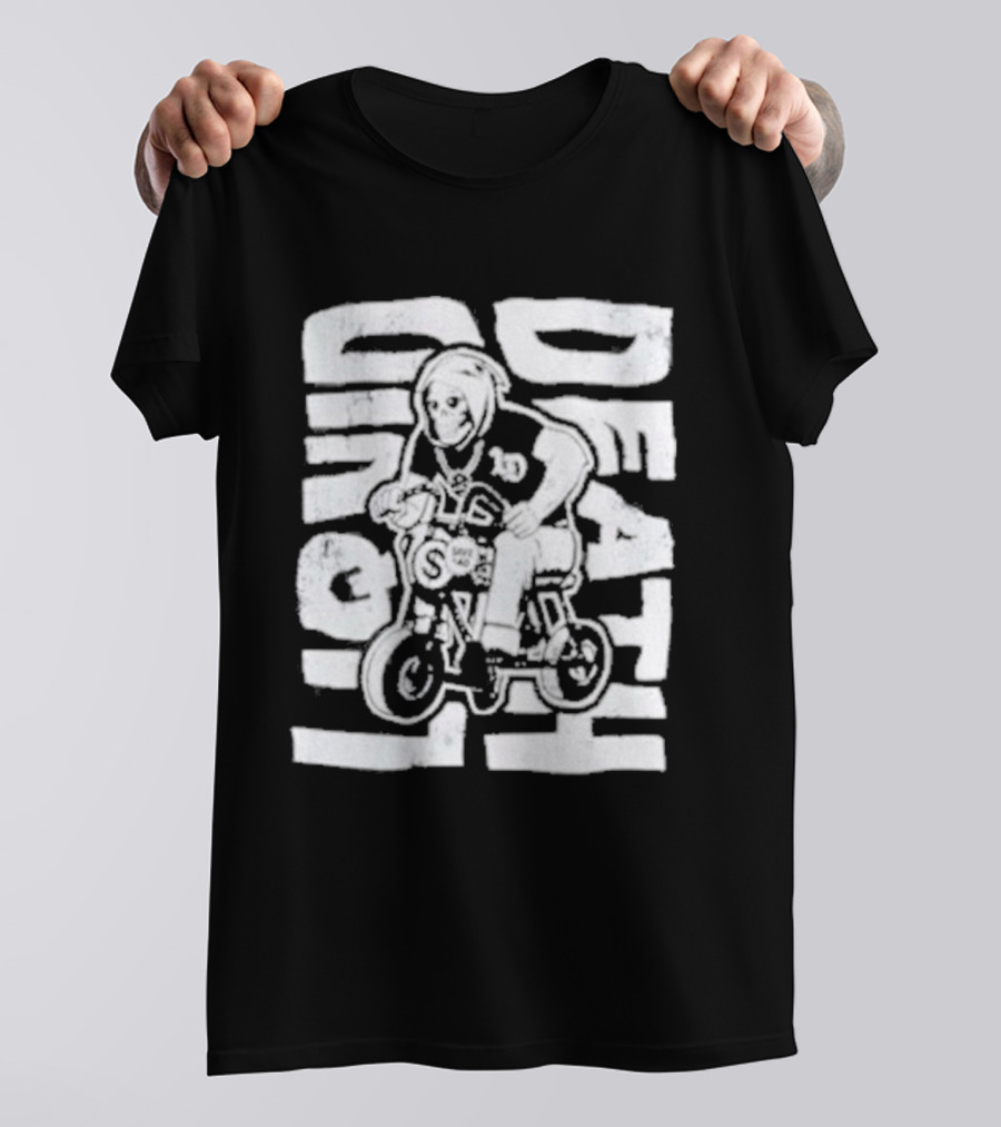 Liquid Death Deathcycle Motorcycle Rider T-Shirt