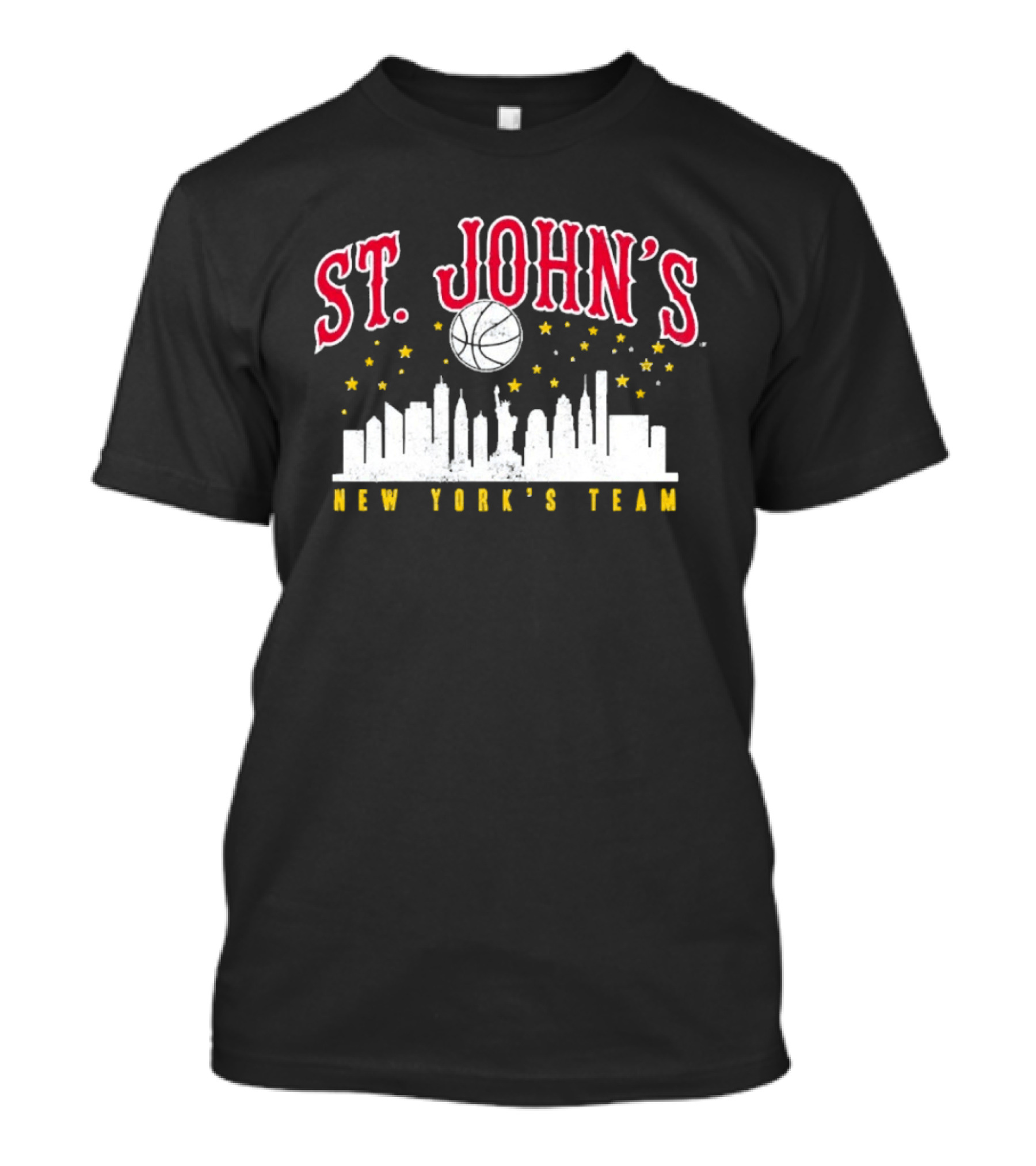 St. John's New York's Team Skyline Stars Moon T-Shirt