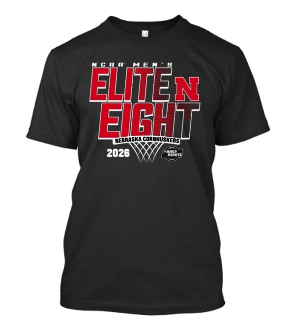 NCAA Men's 2026 Elite Eight Nebraska Cornhuskers March Madness T-Shirt