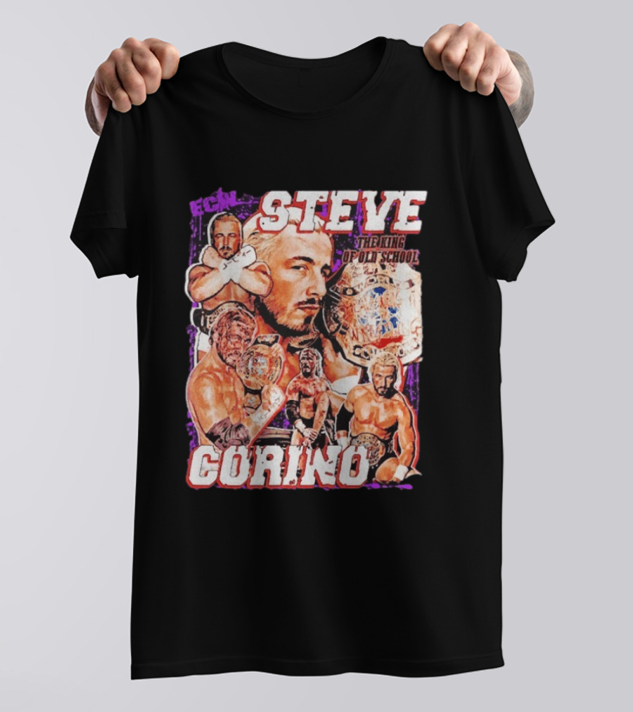 ECW Steve Corino The King Of Old School Wrestling Champion T-Shirt