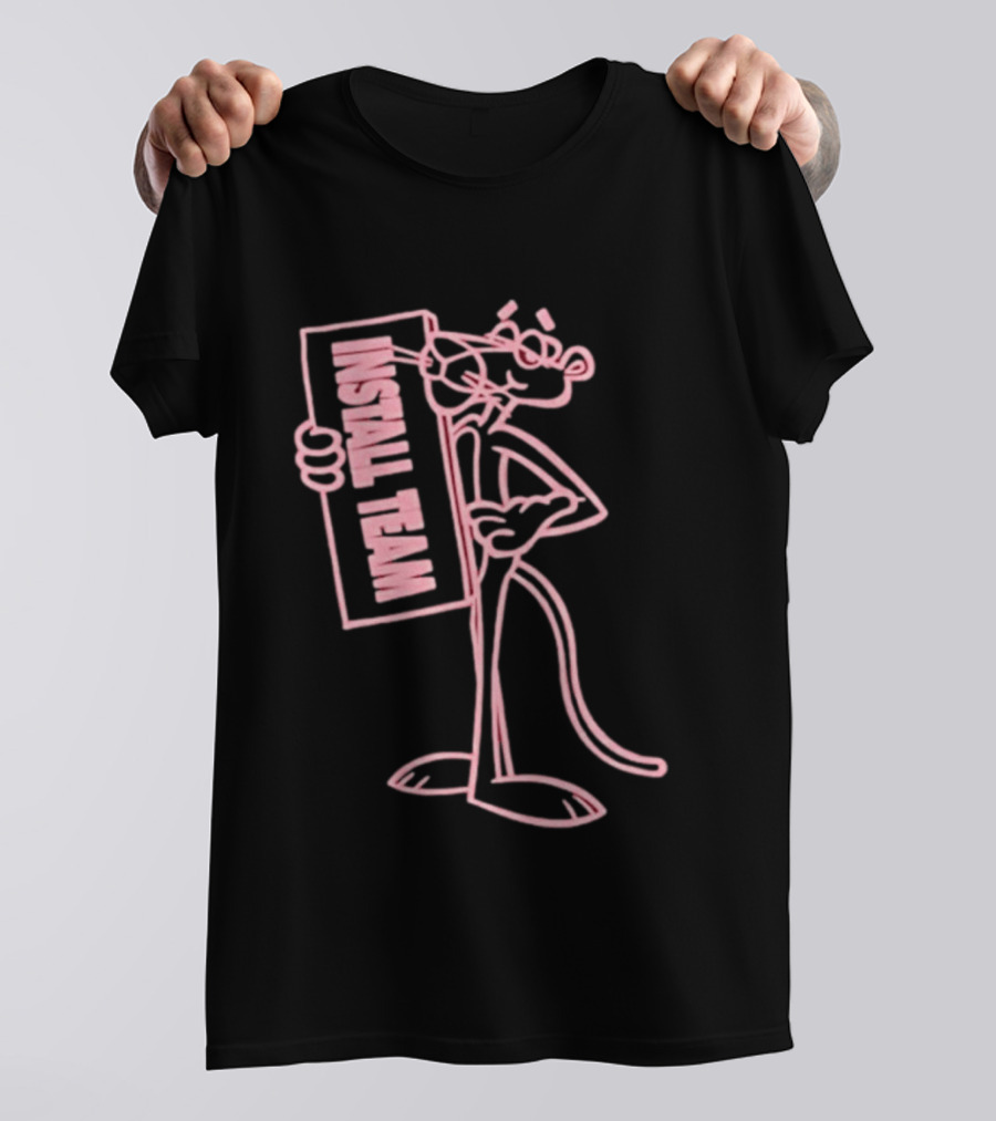 New York Sunshine Pink Panther Install Team T-Shirt