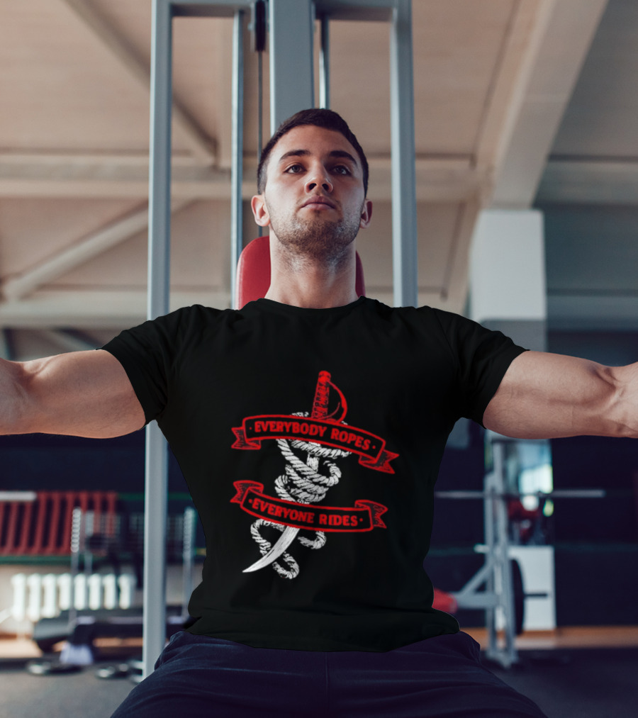 Everybody Ropes Everyone Rides Buffalo Sabres Rope Sword T-Shirt