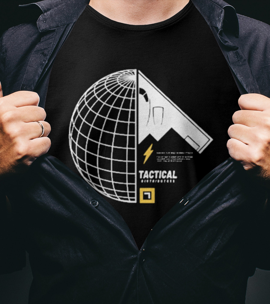 Tactical Distributors Core Network Globe And Lightning T-Shirt