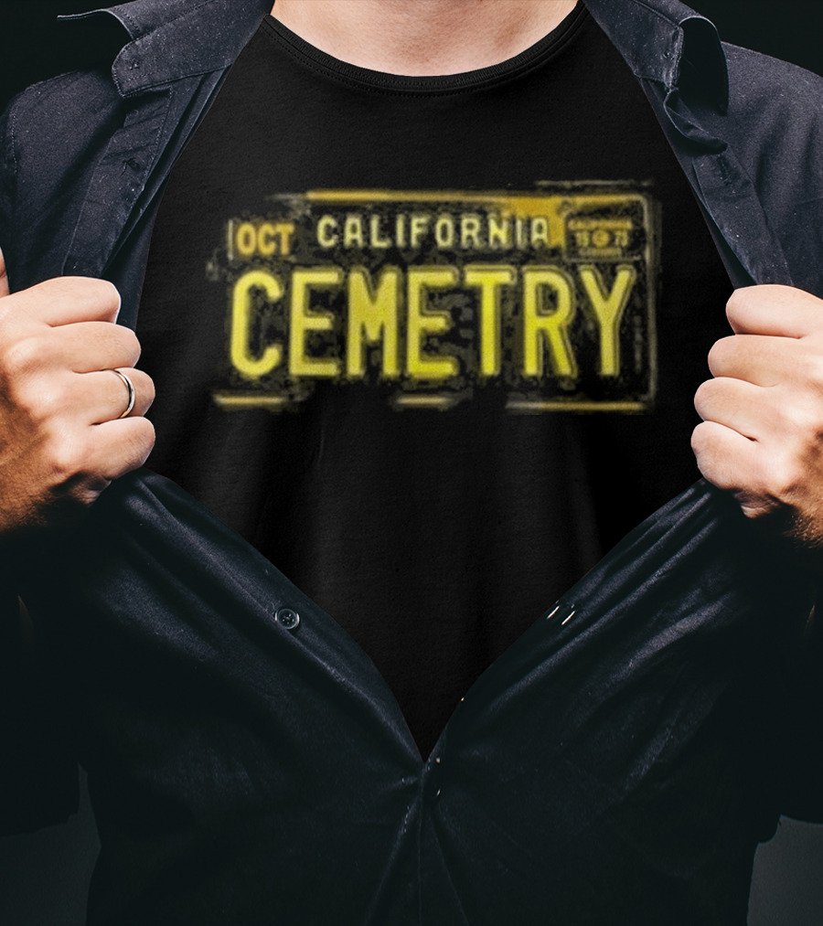 Oct California Cemetery Creeps Creeps T-Shirt
