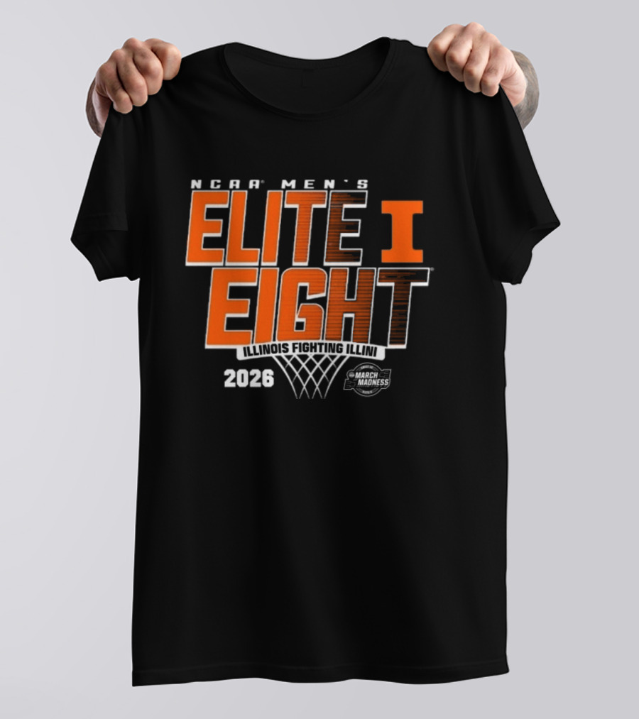 NCAA Men's Elite Eight 2026 Illinois Fighting Illini March Madness T-Shirt