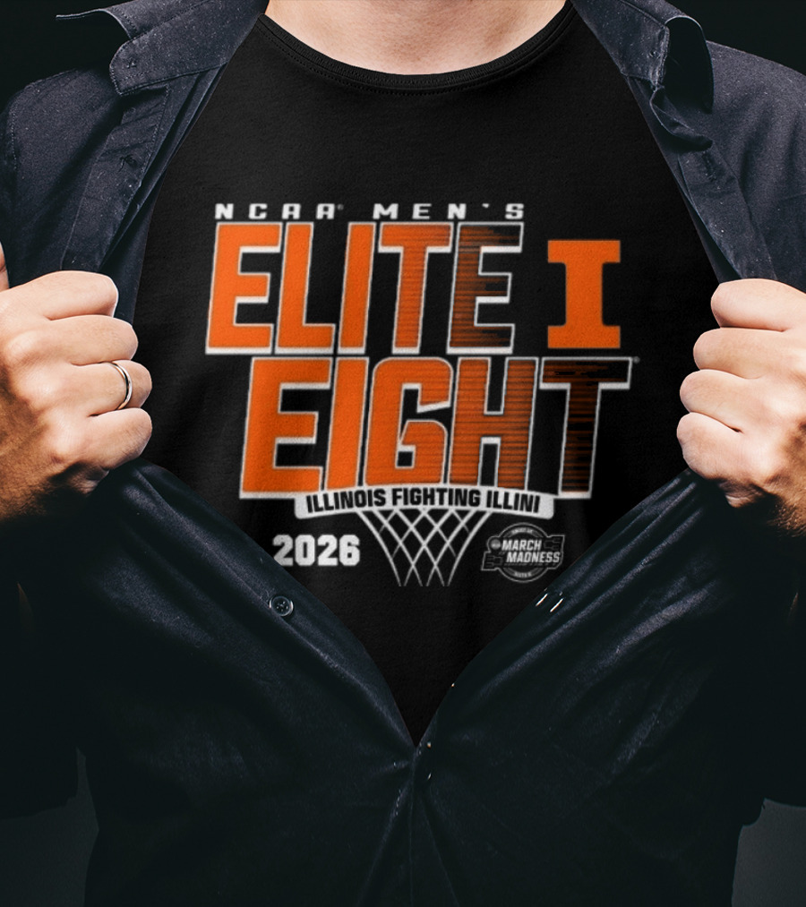 NCAA Men's Elite Eight 2026 Illinois Fighting Illini March Madness T-Shirt