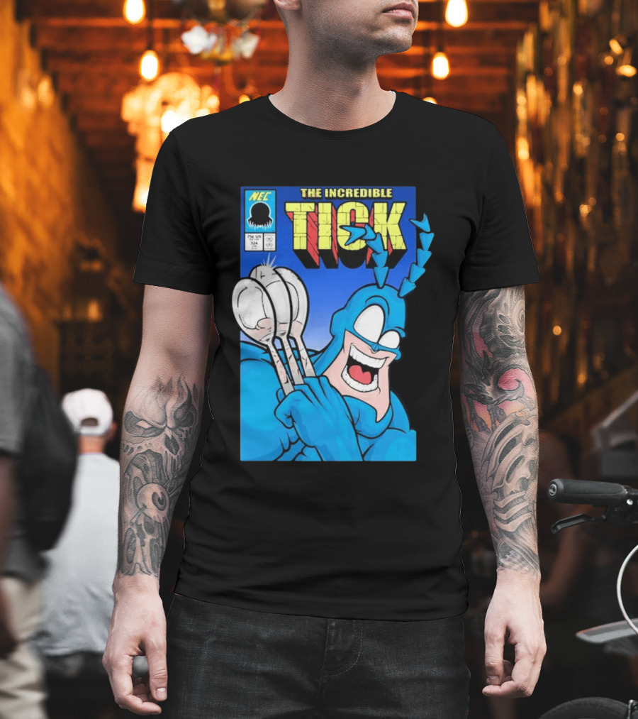 The Incredible Tick Spoon NEC Comic 324 T-Shirt