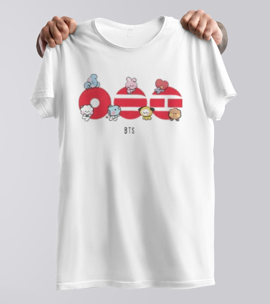 BTS Arirang Tour 2026 BT21 Characters T-Shirt