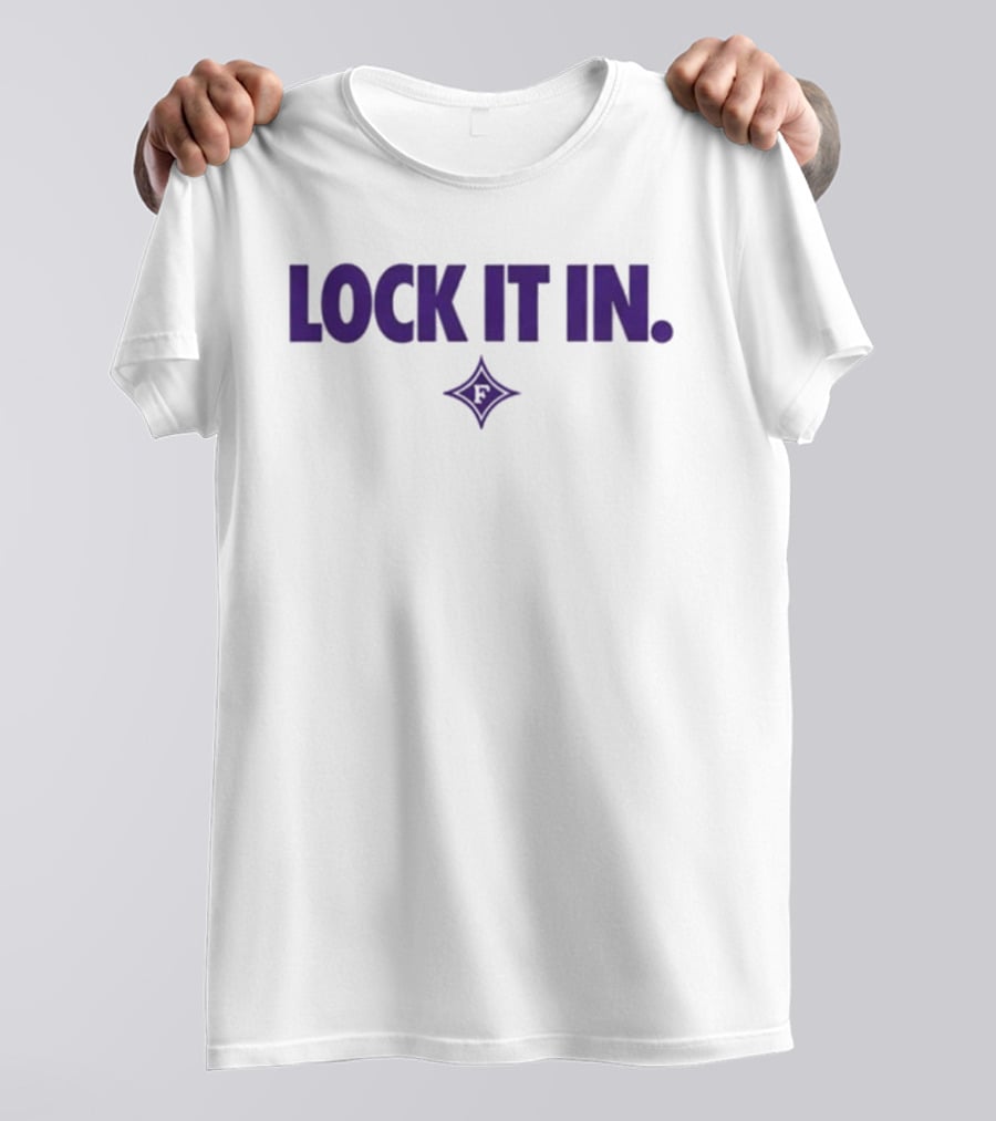 Furman Paladins Lock It In 2026 March Madness F T-Shirt