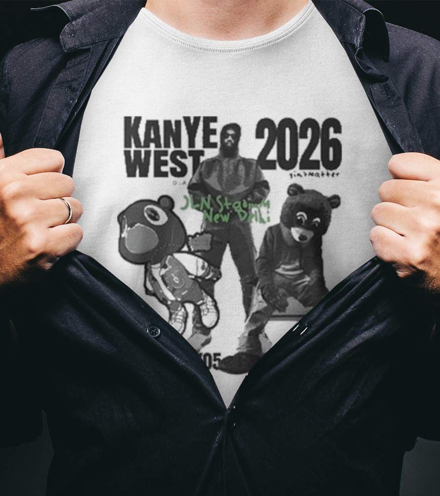 Kanye West 2026 Live In India Stadium Tour T-Shirt