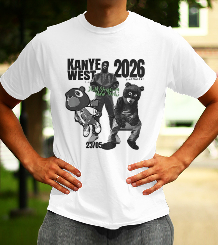 Kanye West 2026 Live In India Stadium Tour T-Shirt