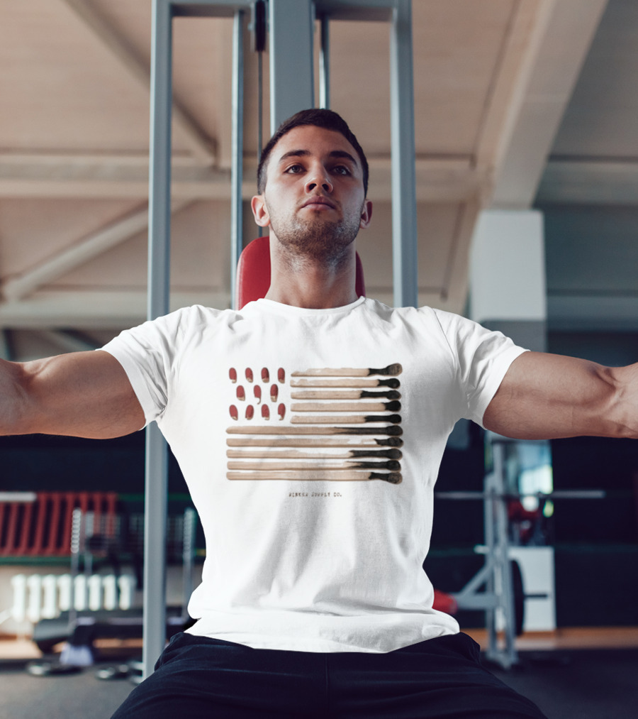 Noah Rinker Rinker Supply Co Matches American Flag T-Shirt