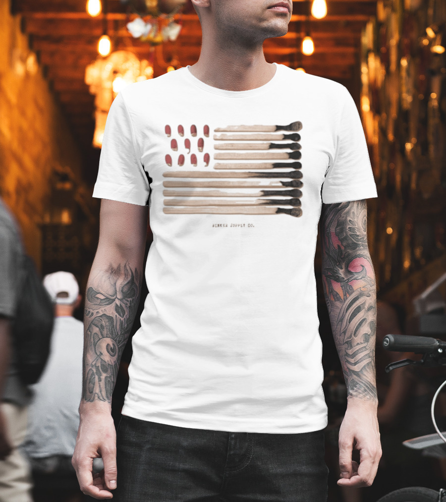 Noah Rinker Rinker Supply Co Matches American Flag T-Shirt