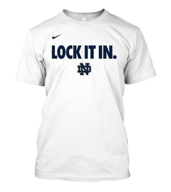 Notre Dame Lock It In March Madness Nike Women's Basketball T-Shirt