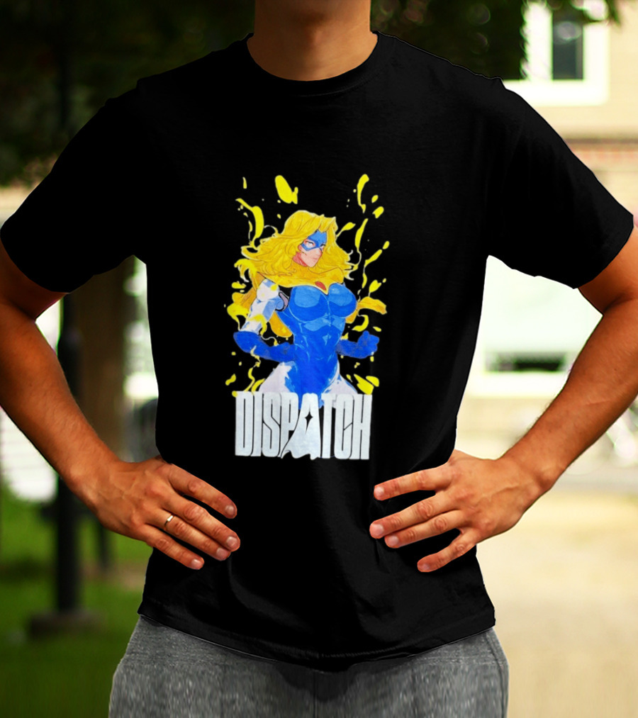 Dispatch Blonde Blue Heroic Character Blazer T-Shirt