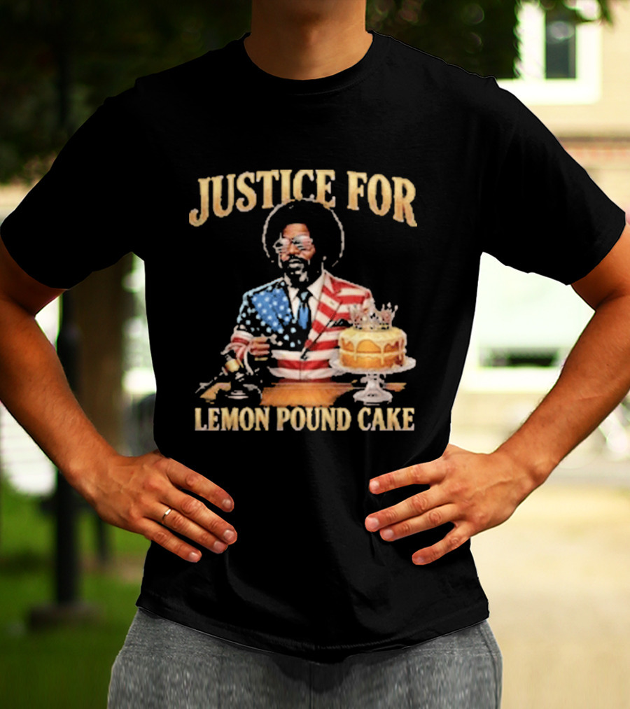 Justice For Lemon Pound Cake Afroman American Flag Suit T-Shirt