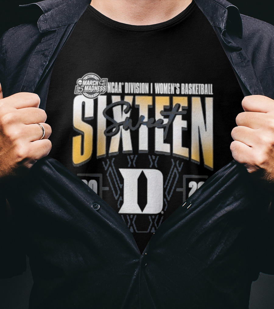 Duke Blue Devils 2026 NCAA Women's Basketball March Madness Sweet Sixteen T-Shirt