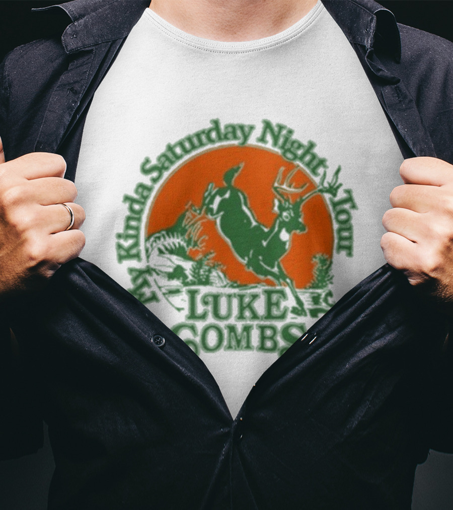 Luke Combs My Kinda Saturday Night Deer Tour 2026 T-Shirt