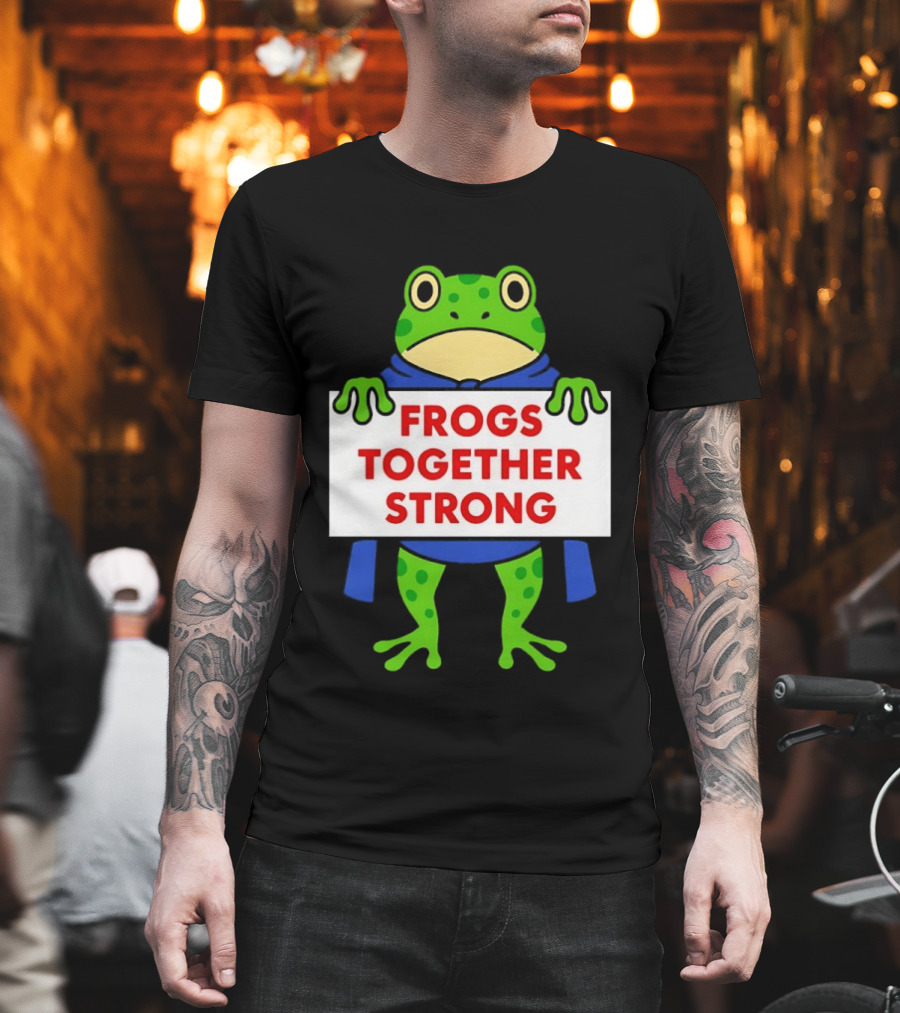 Frogs Together Strong Portland Newsom T-Shirt
