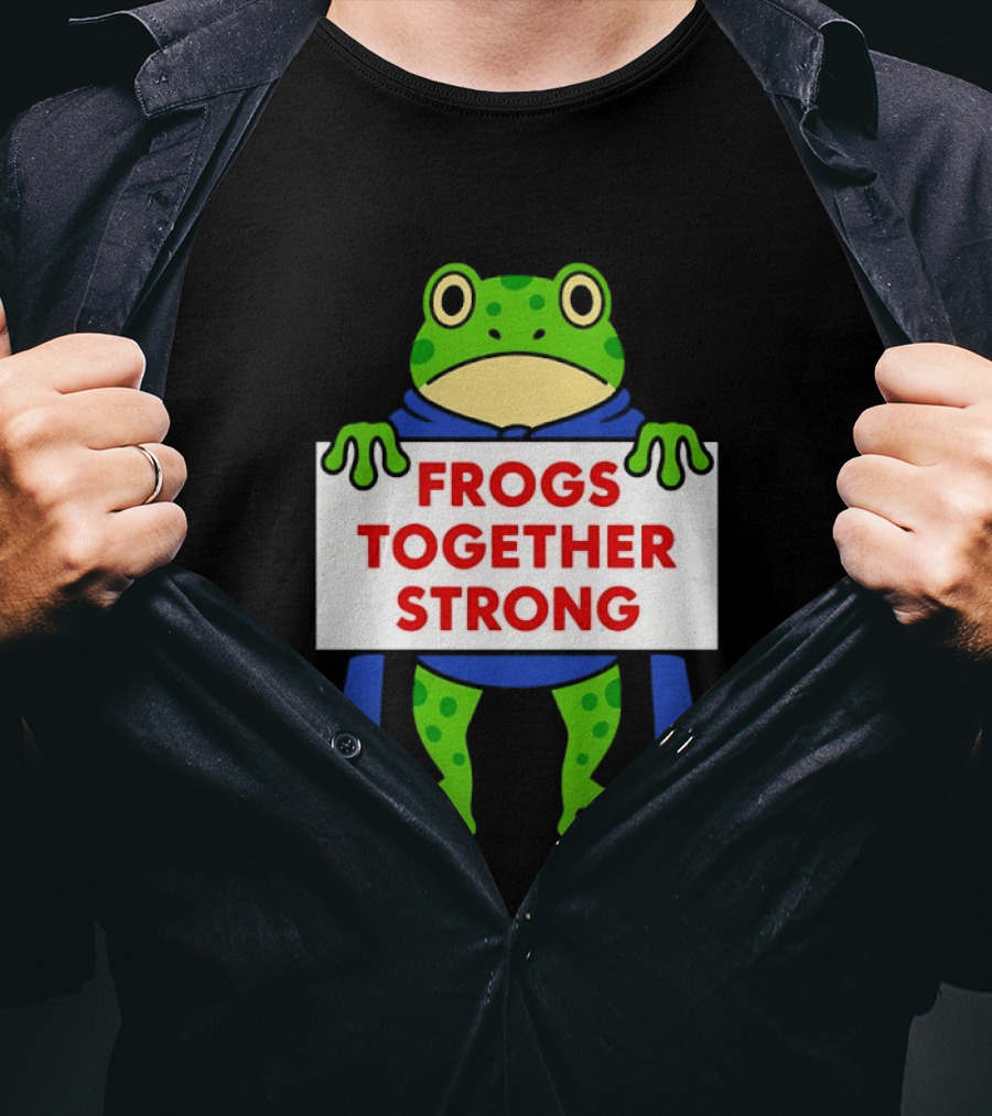 Frogs Together Strong Portland Newsom T-Shirt
