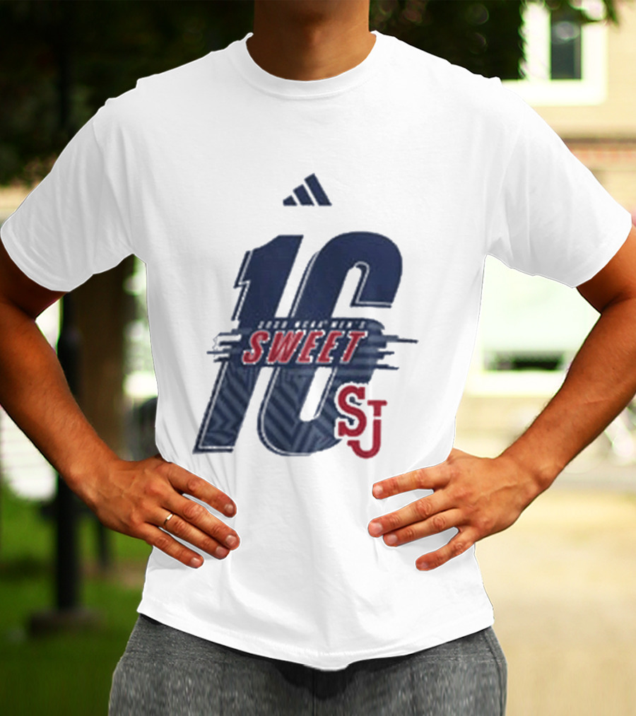 St. John's University Men's Basketball Sweet 16 SJ 2026 T-Shirt