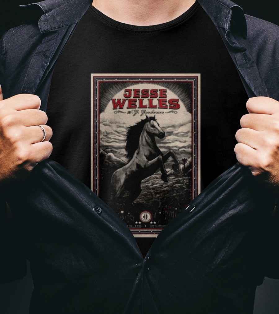 Jesse Welles A. F. Goodman Berkeley CA March 21 2026 Horse Event T-Shirt