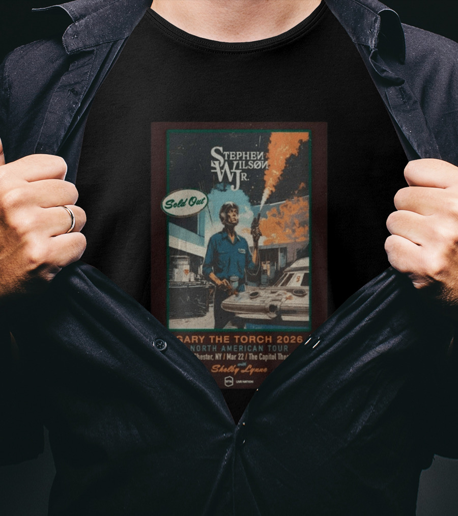 Stephen Wilson Jr. Sold Out Gary The Torch 2026 North American Tour Port Chester Capitol Theatre Mar 22 Shelby Lynne T-Shirt