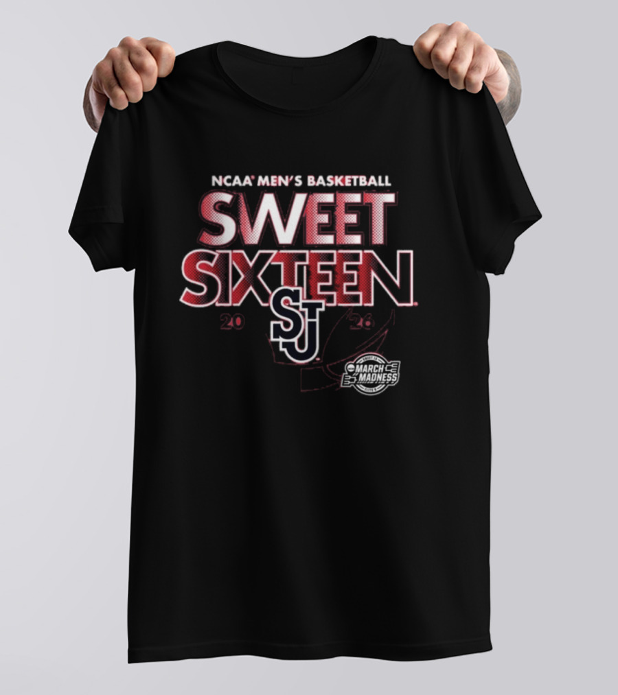 NCAA Men's Basketball Sweet Sixteen 2026 St. John's T-Shirt