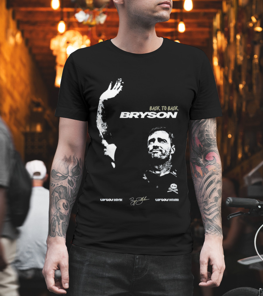 Bryson Back To Back LIV Golf Victory Celebration T-Shirt