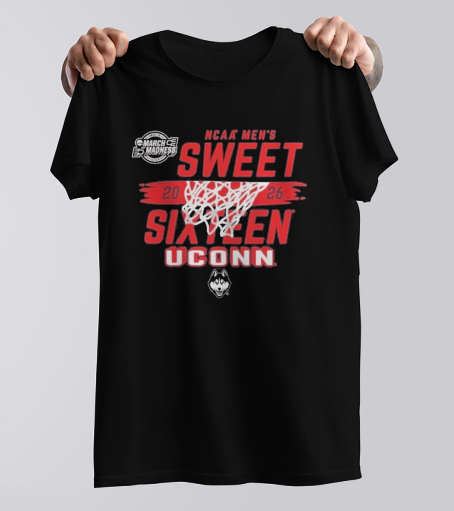 UConn NCAA Men's Sweet Sixteen 2026 T-Shirt