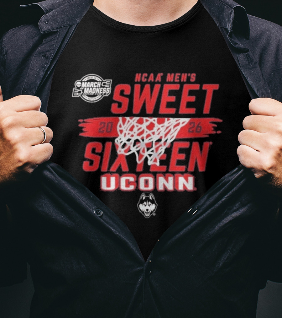 UConn NCAA Men's Sweet Sixteen 2026 T-Shirt