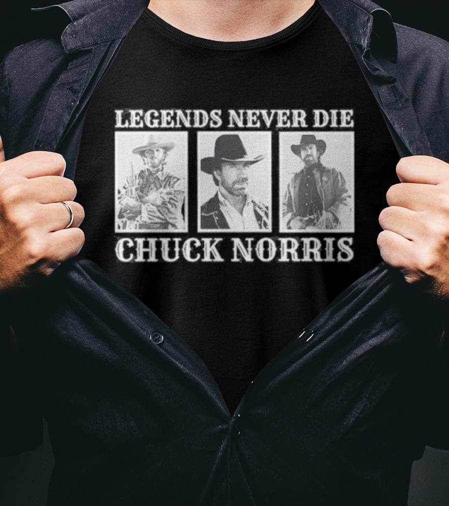 Legends Never Die Chuck Norris T-Shirt