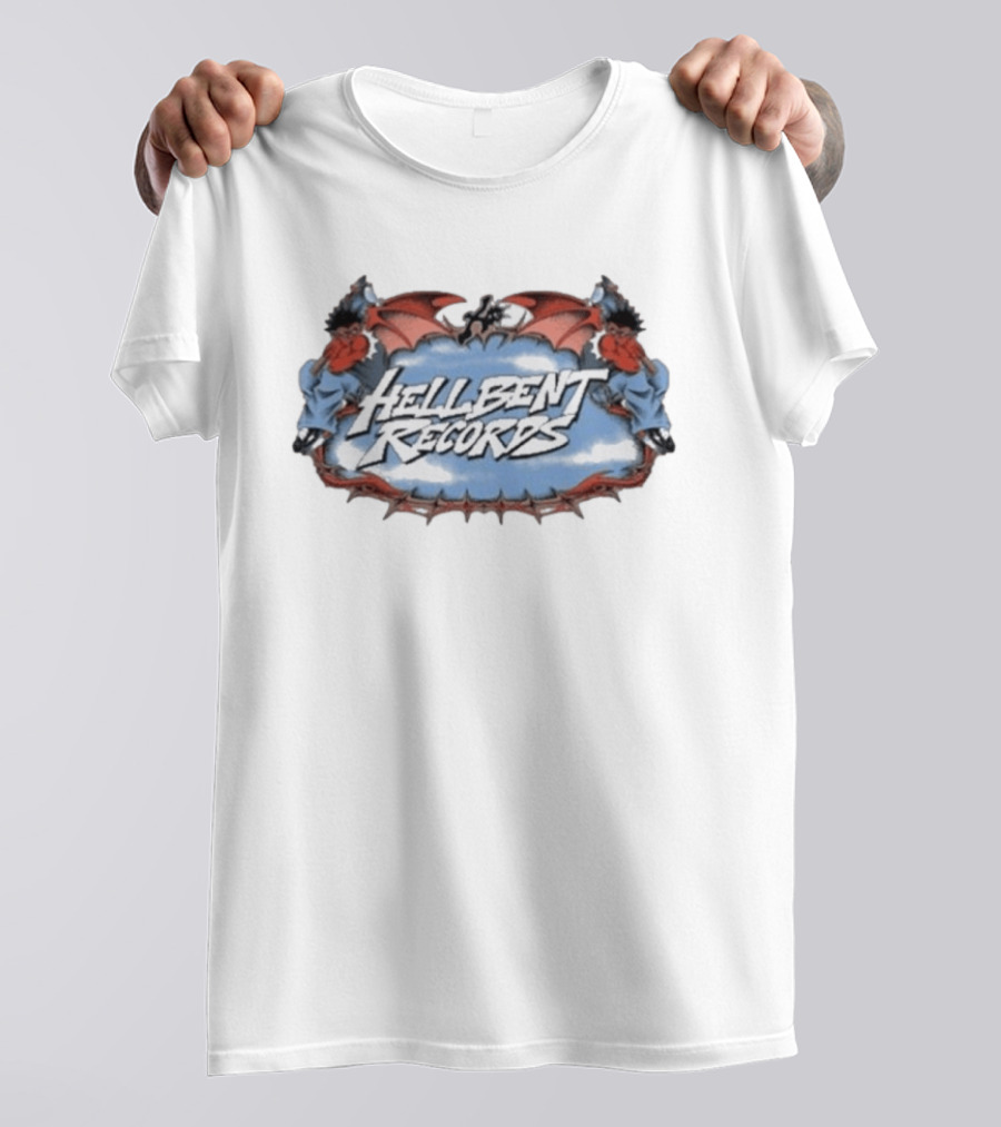 Hellbent Records Cartoon Devils Heaven Can't Save You T-Shirt