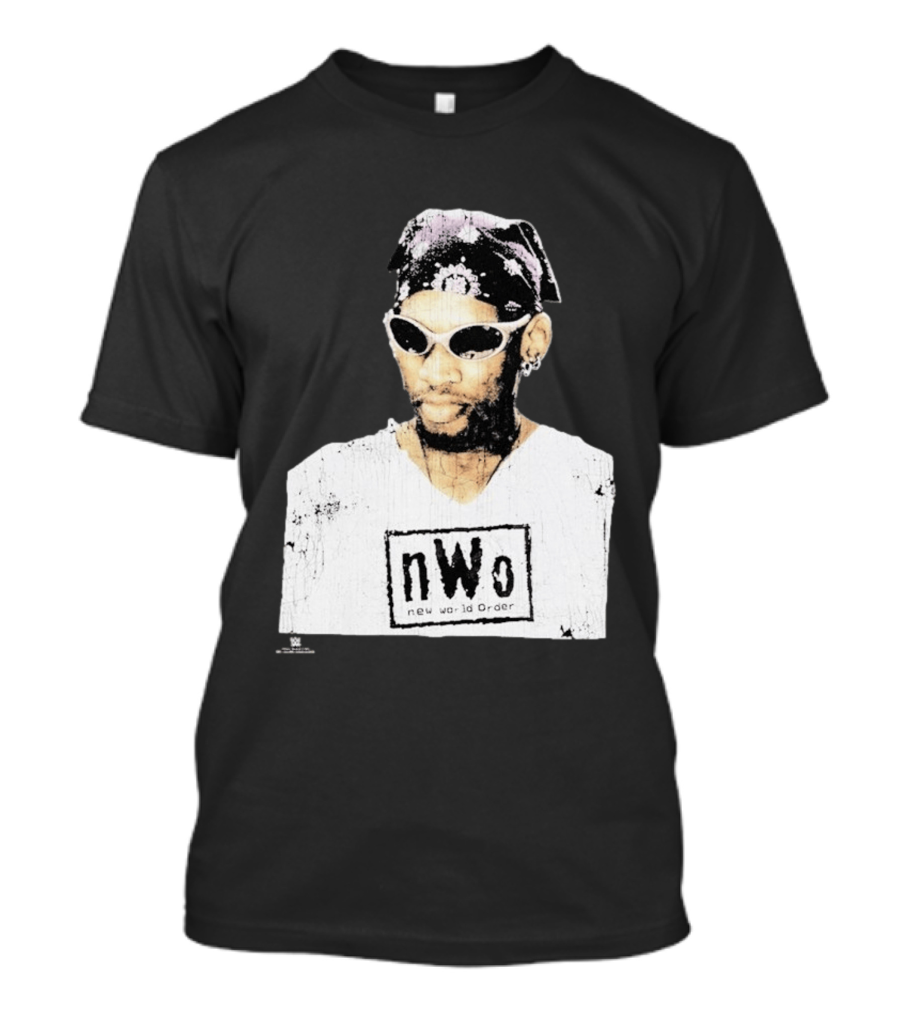 Dennis Rodman NWO New World Order Snow Wash T-Shirt