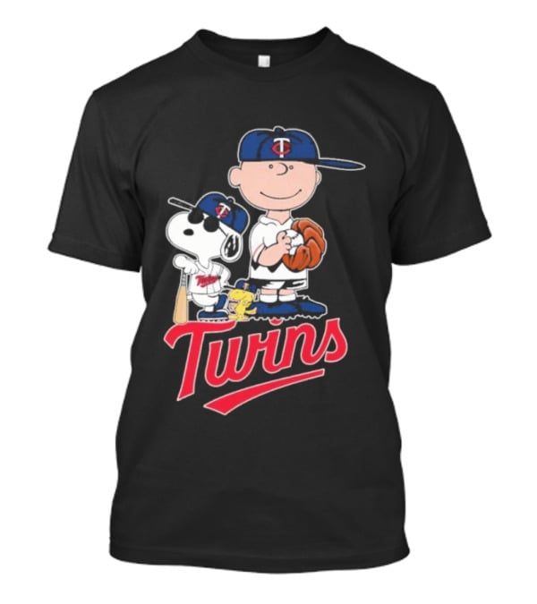 Snoopy 2026 Peanuts Charlie Brown Twins Baseball T-Shirt