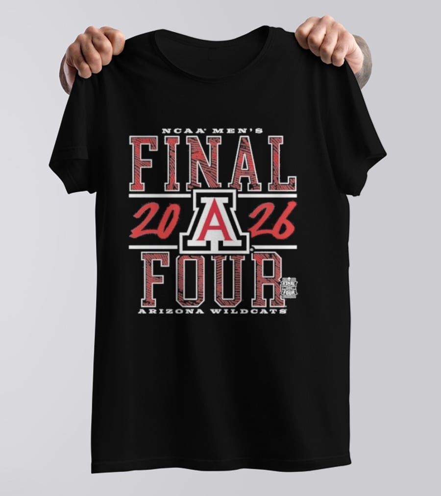 Arizona Wildcats NCAA Men's Final Four 2026 Basketball T-Shirt