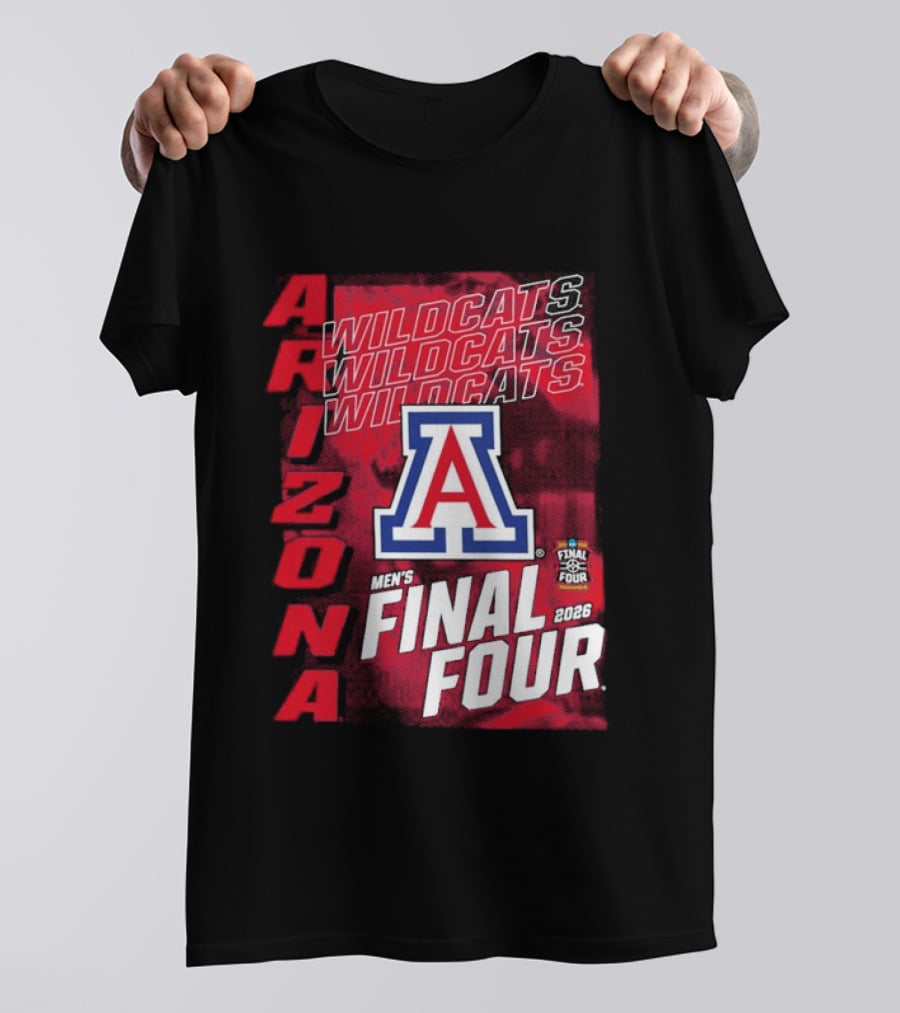 Arizona Wildcats 2026 Men's NCAA Final Four Basketball Tournament T-Shirt