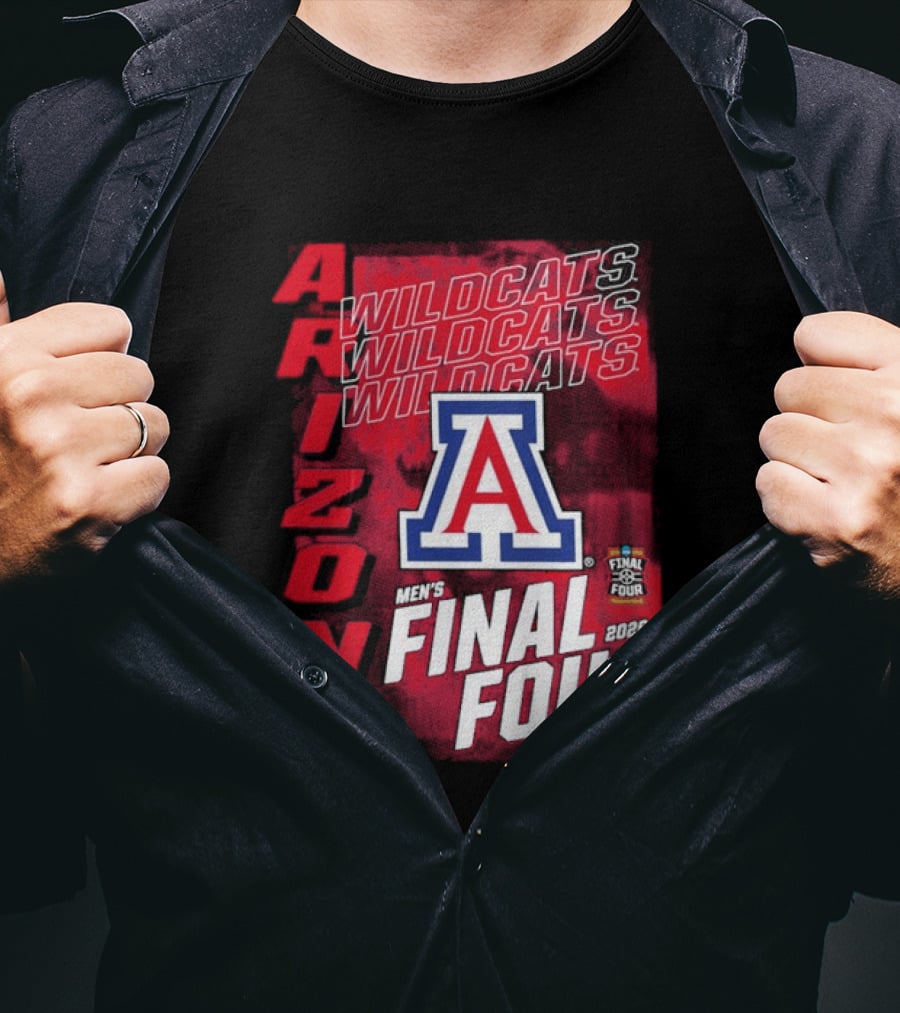Arizona Wildcats 2026 Men's NCAA Final Four Basketball Tournament T-Shirt