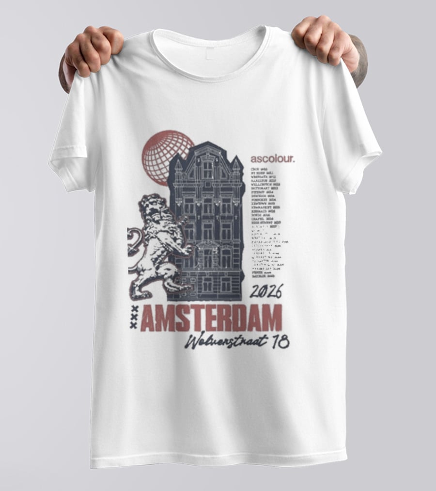 As Colour Amsterdam Opening 2016 Event Lion Element Festival Listing T-Shirt