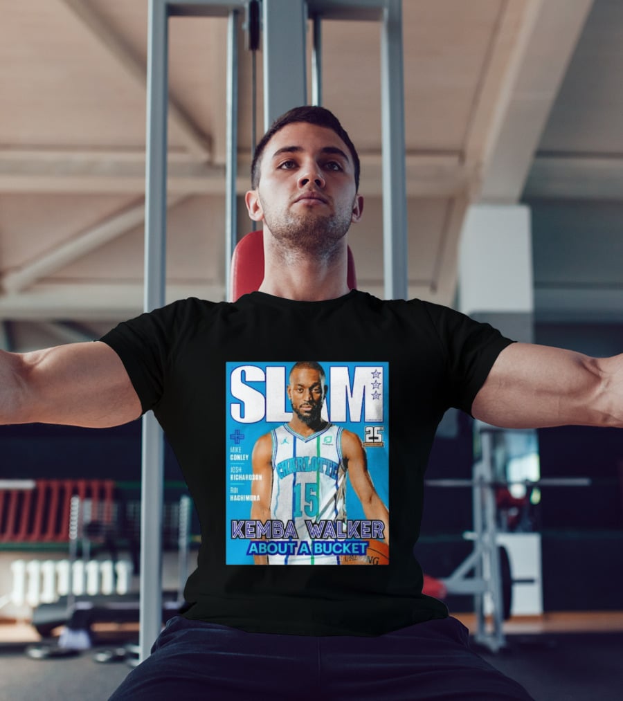 Slam Magazine Kemba Walker Charlotte Hornets About A Bucket Edition T-Shirt