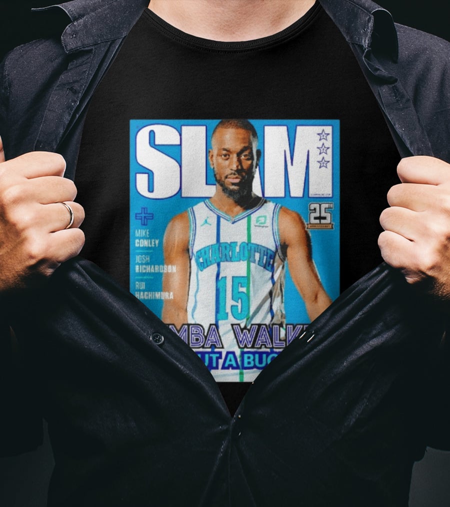 Slam Magazine Kemba Walker Charlotte Hornets About A Bucket Edition T-Shirt